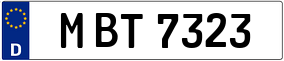 Truck License Plate